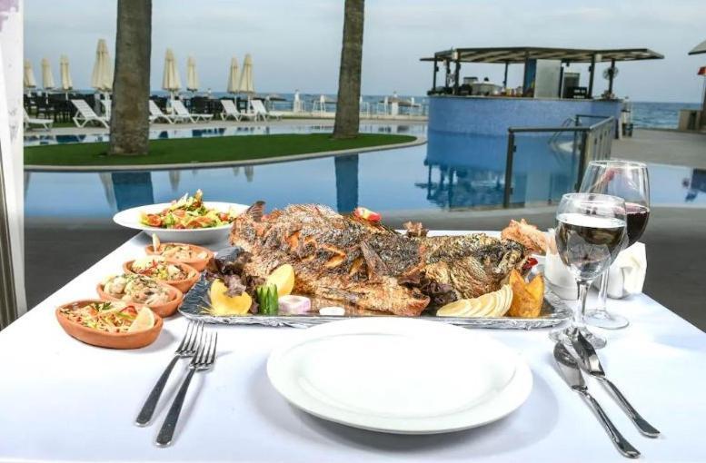 Mimoza Beachfront Hotel & Restaurant Ammókhostos Eksteriør bilde