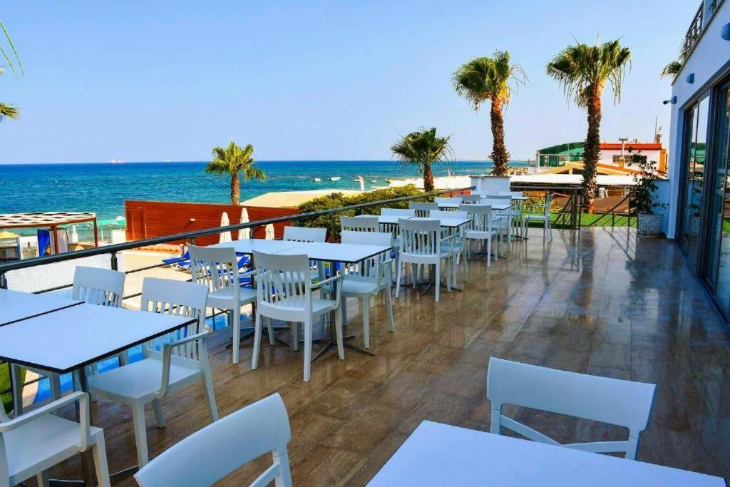 Mimoza Beachfront Hotel & Restaurant Ammókhostos Eksteriør bilde