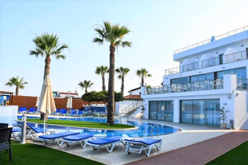 Mimoza Beachfront Hotel & Restaurant Ammókhostos Eksteriør bilde